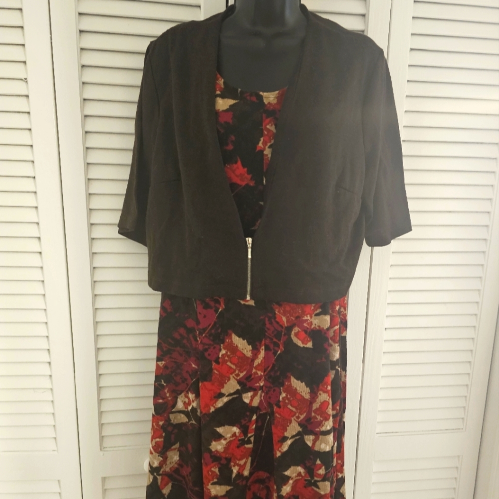 Dress with jacket